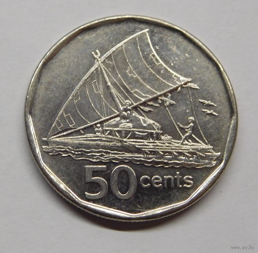 Фиджи 50 центов 2010 г