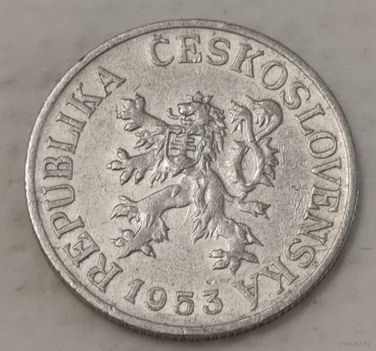 Чехословакия 25 геллеров, 1953 (2-4-53)