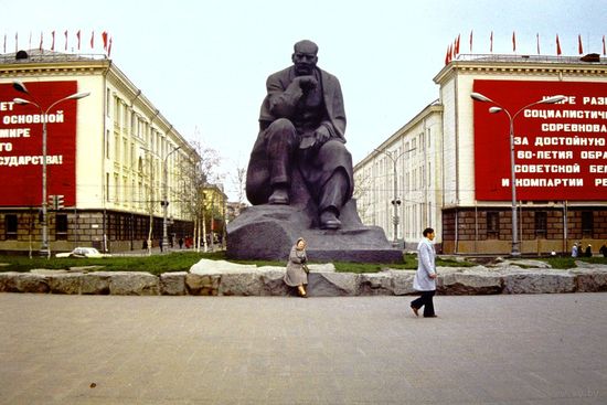 Слайды и негативы с изображениями Минска
