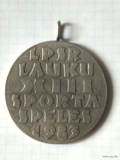 Настольная медаль