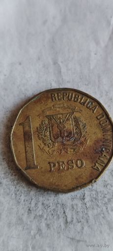 Доминиканская республика 1 песо 1992