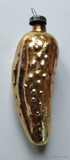 Елочная игрушка СССР. Огурец (Каталог, N613)