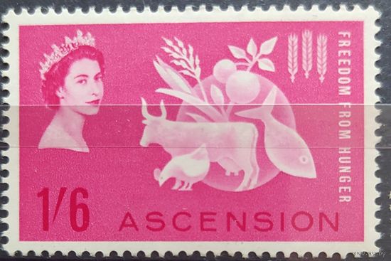 Британские колонии. Остров Вознесения, 1963 г. MH