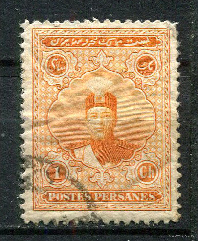 Персия (Иран) - 1924/1925 - Султан Ахмад-шах 1Ch - [Mi.483] - 1 марка. Гашеная.  (LOT Go35)-T3P45