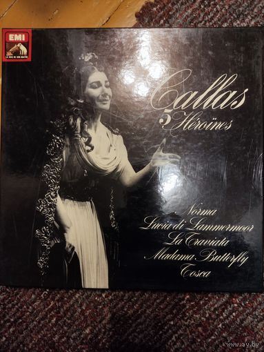 Грампластинки Мария Каллас Callas 5 Heroines EMI 5LP RCA