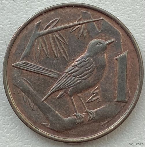 Каймановы острова 1 цент 2002 г.