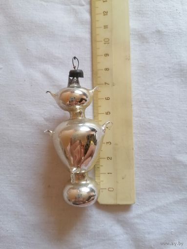 Ёлочная игрушка САМОВАР СССР 0085