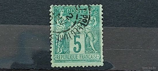 ФРАНЦИЯ 1876г. Тип 2. Гаш.