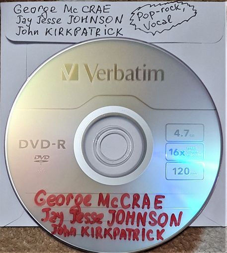 DVD MP3 полная дискография - George McCRAE, Jay Jesse JOHNSON, John KIRKPATRICK ( pop-rock, vocal) - 1 DVD