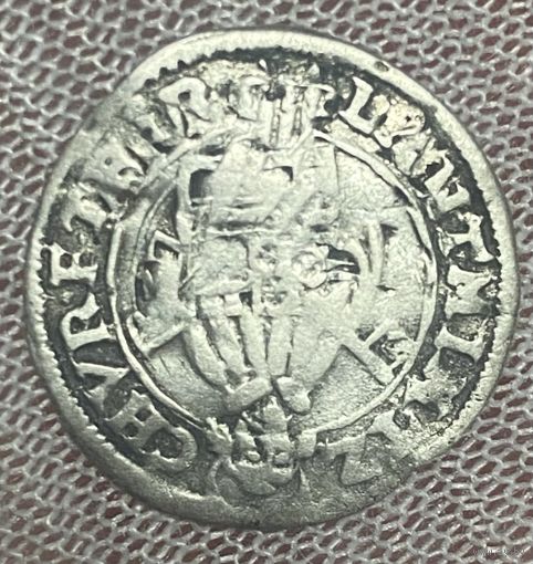 Монета 4 пфеннига 1957-1966 год. Карл Каспар фон дер Ляйен.