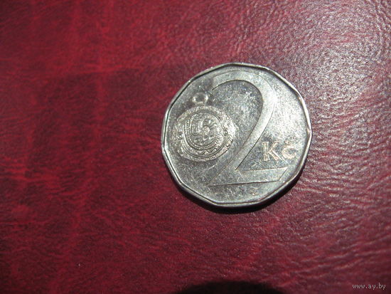 2 кроны 2003 года Чехия