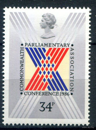 Великобритания - 1986г. - конференция парламентариев Содружества - 1 марка - полная серия, MNH [Mi 1083]. #3-GB-Z-1-16