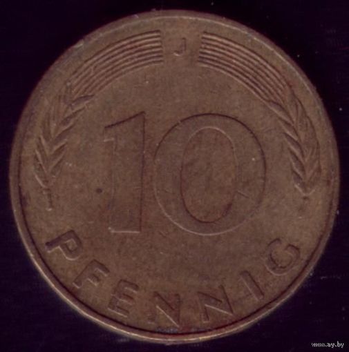 10 пфеннигов 1979 год ФРГ J