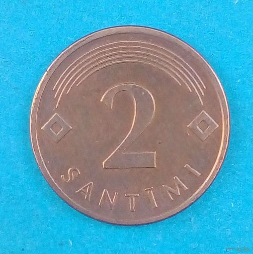 Латвия 2сантима 2007.