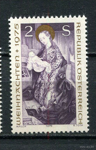 Австрия - 1975 - Рождество - [Mi. 1503] - полная серия - 1 марка. MNH.  (Лот 10HB)-T4P48