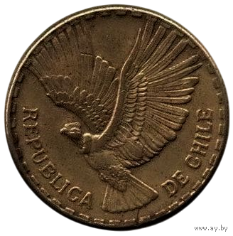 РЕСПУБЛИКА ЧИЛИ 10 СЕНТЕСИМО 1966. ФАУНА. КОНДОР