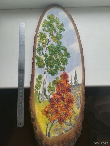 Художественное изделие из дерева.