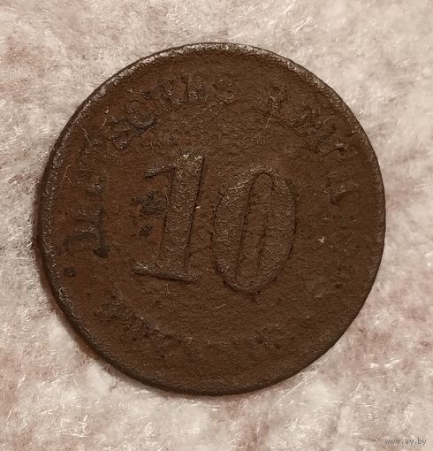 10 пфенниг 1900х Австро-Венгрия