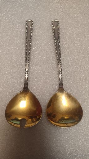 Ложки с позолотой СССР