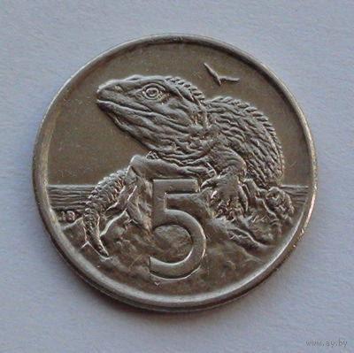 Новая Зеландия 5 центов. 1994 г.