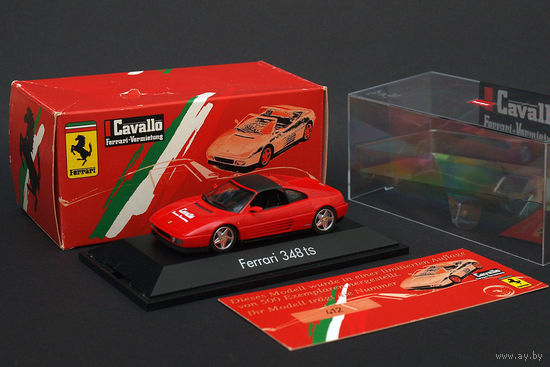 Модель Ferrari 348 TS (Limited edition #412/500)