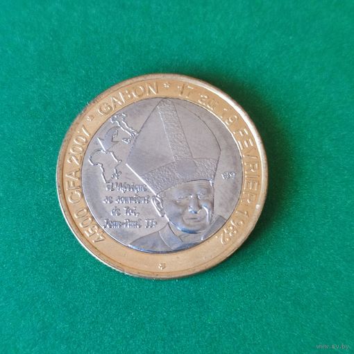 Габон 4500 франков, 2007 Иоанн Павел II