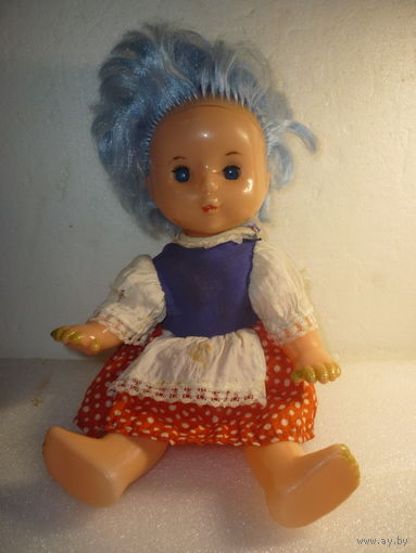 Кукла паричковая. СССР 30 см.