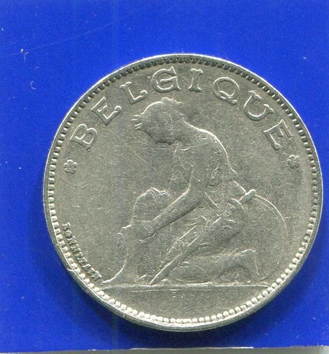 Бельгия 1 франк 1922 BELGIQUE