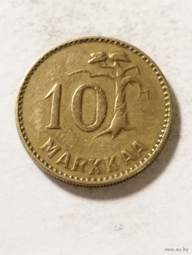 Финляндия 10 маркка 1953