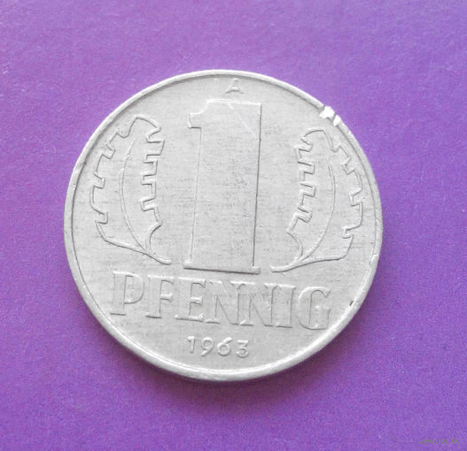 1 пфенниг 1963 ГДР #02