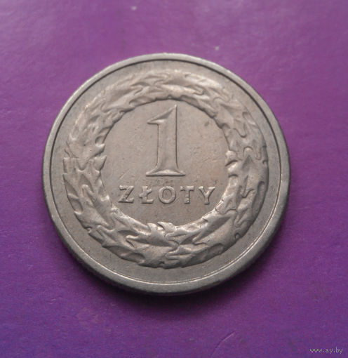 1 злотый 1992 Польша #04