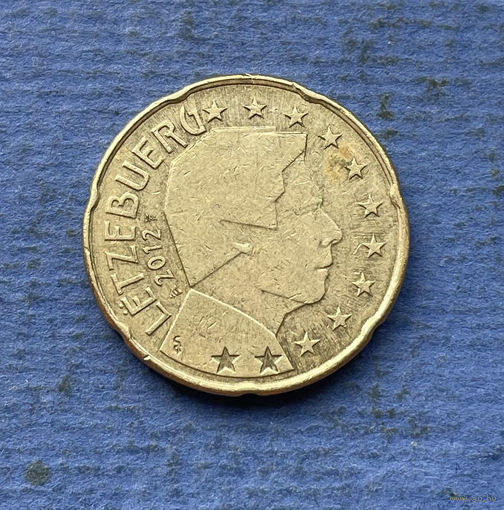 Люксембугр 20 евроцентов 2012