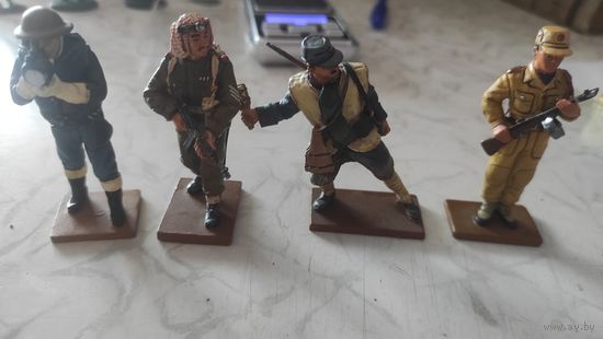 Солдаты. Дель прадо. Олово.