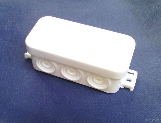 Коробка расп. ОП 43х80х35мм 8 вводов IP54, белый 67091 ТУСО