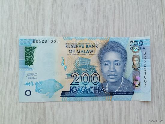 Малави 200 UNC с рубля