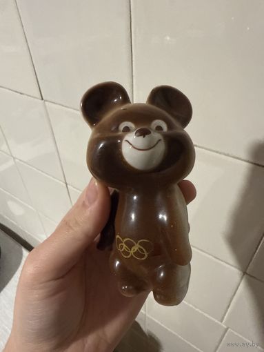 Олимпийский мишка фарфор