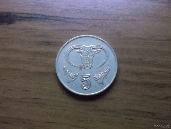 Кипр 5 центов 1992