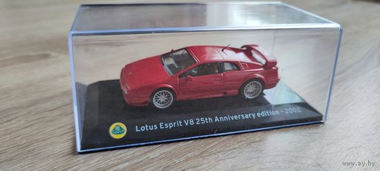 Altaya 1:43. LOTUS Esprit V8 25th Anniversary Edition 2002, red.