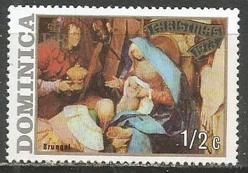 Доминика. Рождество. 1973г. Mi#372.
