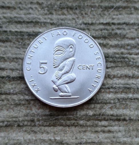 Werty71 Острова Кука 5 центов 2000 ФАО FAO Божество Тангароа