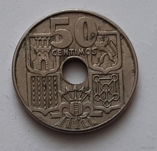 50 сентимо 1949 г. Испания