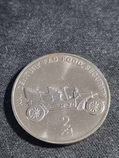 Северная Корея 2 чона 2002 Автомобиль Unc