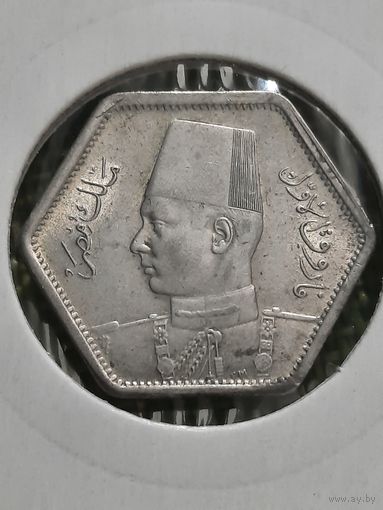 Египет 2 пиастра 1944 г ( серебро )