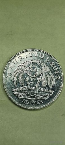 Маврикий 5 рупе 2012