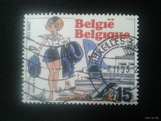 Бельгия 1993 Комикс, аэропорт