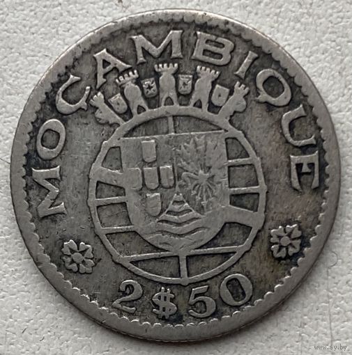 Мозамбик 2,5 эскудо 1953 г.