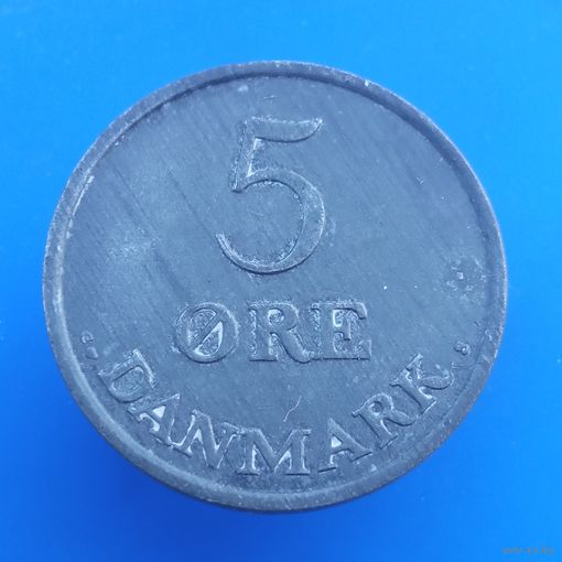 Дания 5 эре 1959 цинк