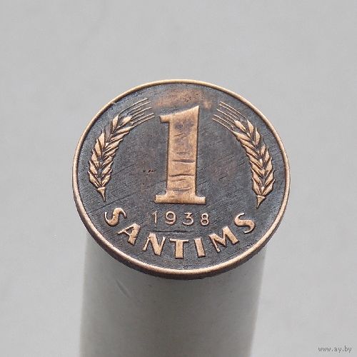 Латвия 1 сантим 1938