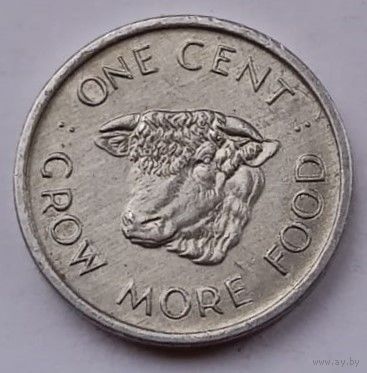 Сейшелы, 1 цент, ФАО, 1974 год, XF