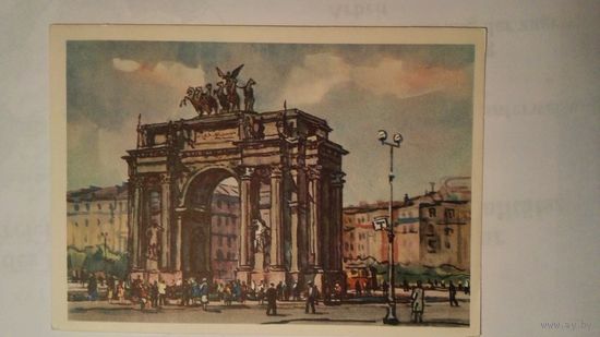 Соцреализм 1959. Храпак. Ленинград. Нарвские ворота